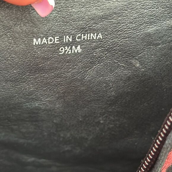 Rebecca Minkoff Bojana Embroidered Black Suede Boots Sz 9.5 - Picture 11 of 15